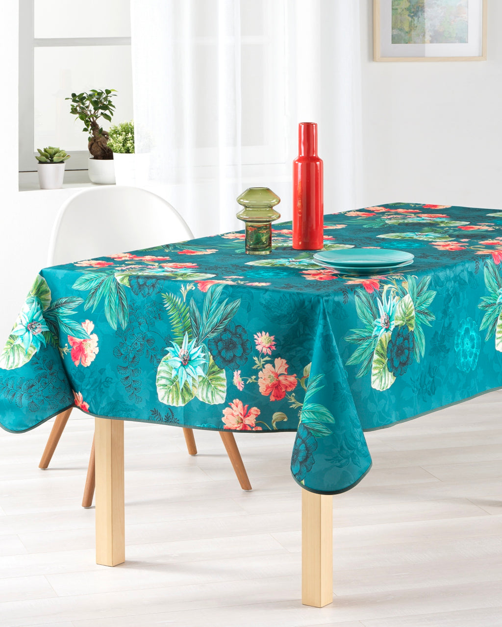 Jardin d’Hibiscus – Nappe anti-tache dès 12 €