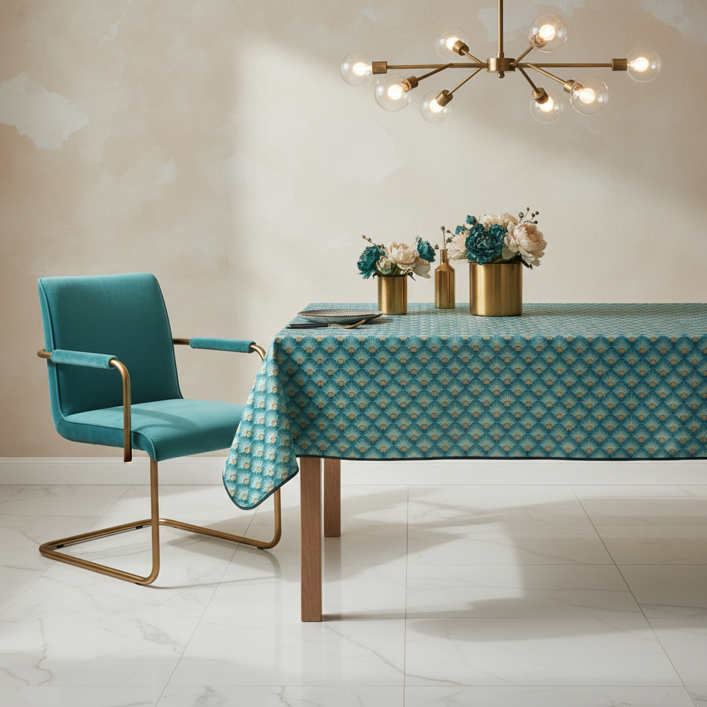 Art déco 1940 – Nappe anti-tache dès 12 €