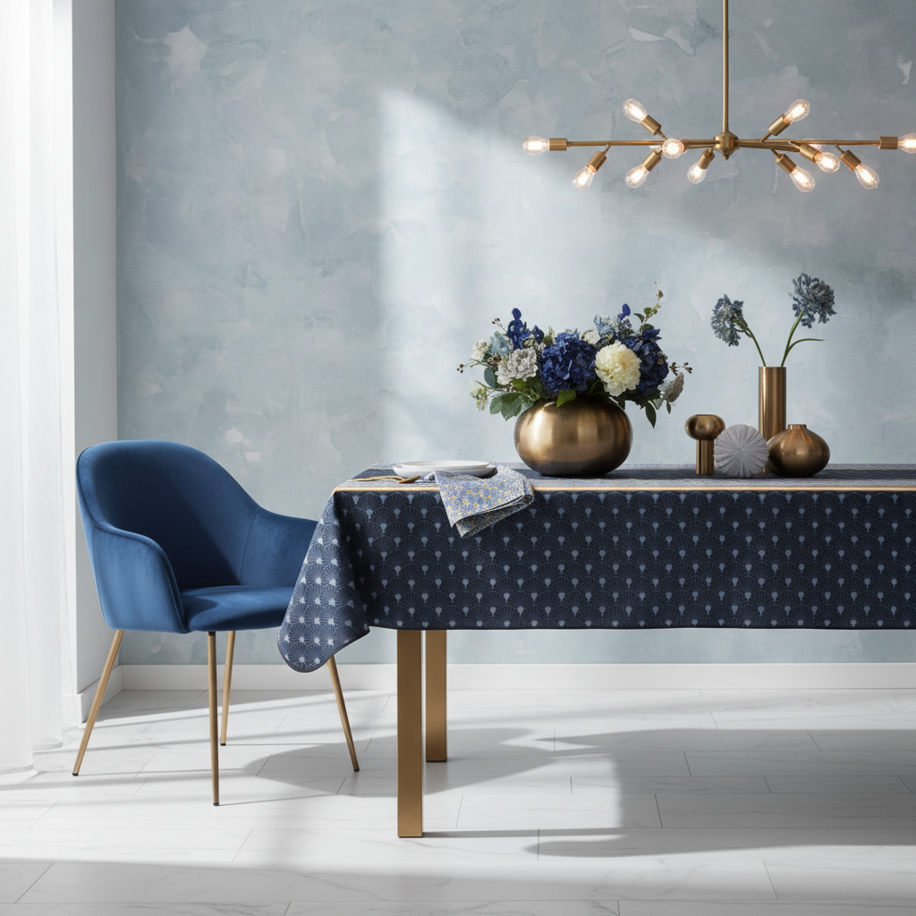 Elysia Bleu – Nappe anti-tache dès 12 €