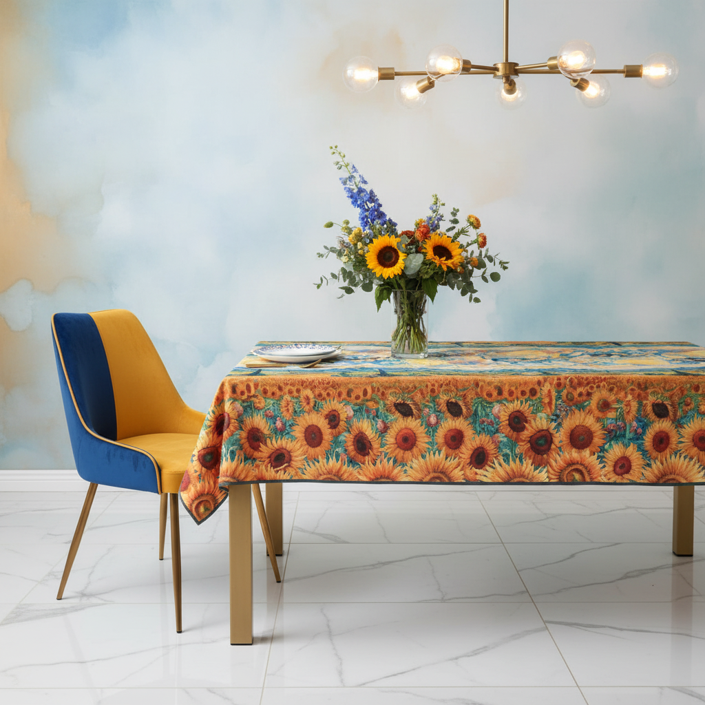 Tournesol Étoilée – Nappe anti-tache dès 12 €