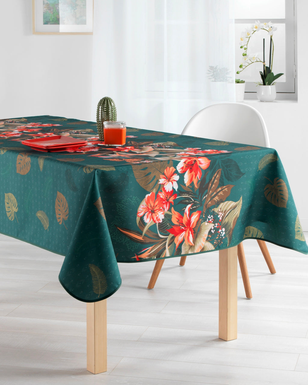 Jardin d’Hibiscus – Nappe anti-tache dès 12 €