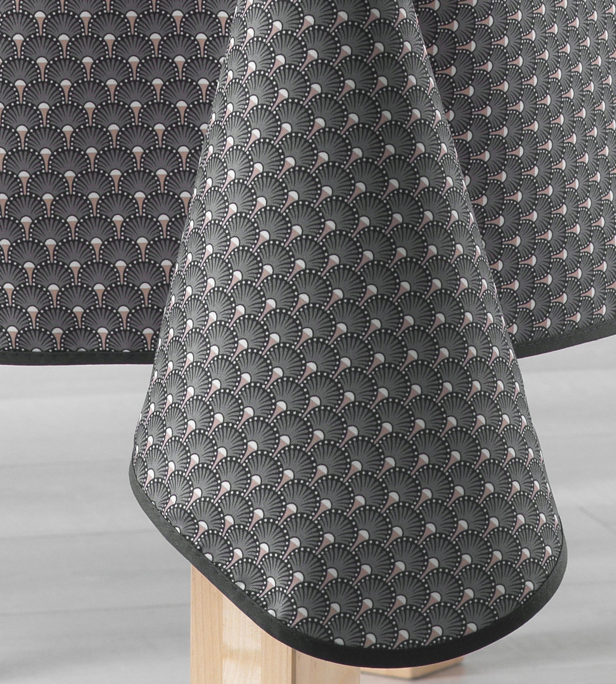 Éventail Infini ovale Taupe – Nappe anti-tache 12 €