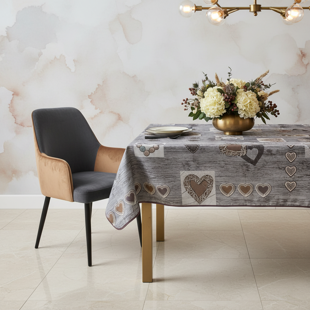 Galets d’Amour – Nappe anti-tache dès 12 €